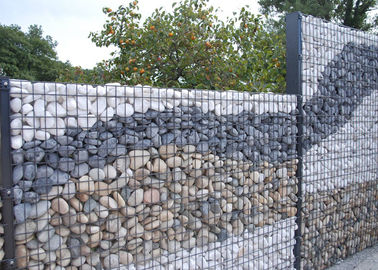 Elastyczne ozdobne kosze gabionowe / kamienne ogrodzenia gabionowe o długości 1 - 5 metrów