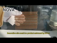 Aluminiowa elastyczna otwór wytrzymałość odporna na korozję dekoracyjna siatka drukowa