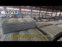 Nova Gabion Wire Mesh Fabryczne kamienne pudełka Kamienne powłoka cynku ocynkowana sześciokątna