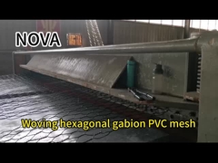 PVC powlekany sześciokątny gabionowy siatka tkanina - Metalowe drut kamienny klatki sieci dla projektów budowlanych
