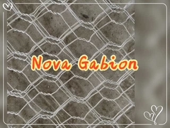 NOVA Wire Mesh-Hexagonal Woven Galvanized Gabion - 6mm Wire dla elastycznej ochrony nachylenia