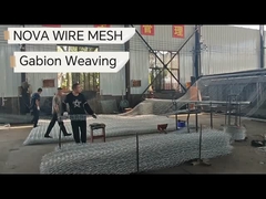 Lekkie maty gabionowe tkane - drut 2 mm dla łatwej instalacji w odległych obszarach
