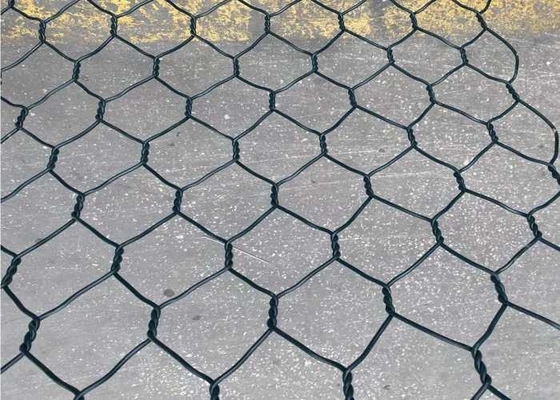 Sześciokątna siatka gabionowa powlekana PCV o wymiarach 60 x 80 mm dla inżynierii lądowej