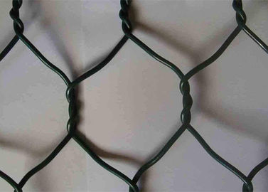 Kosze gabionowe z podwójną skręconą siatką z drutu ze stali miękkiej pokrytej PVC