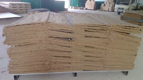 Nowoczesne obronne bariery wojskowe wypełnione piaskiem z brązowego geotekstylu, ISO przeszedł
