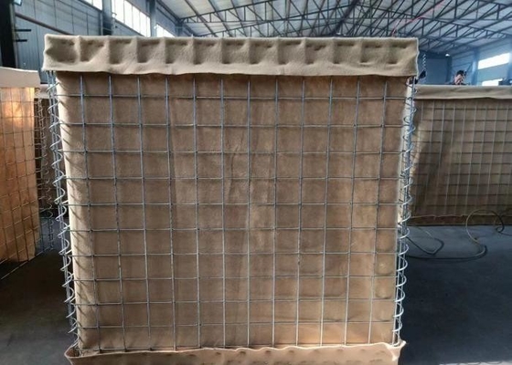 Bezpieczne i krajobrazowe łatwo spawane pudełko gabionowe wojskowe bariery obronne 76,2 x 76,2 mm 4,0 mm