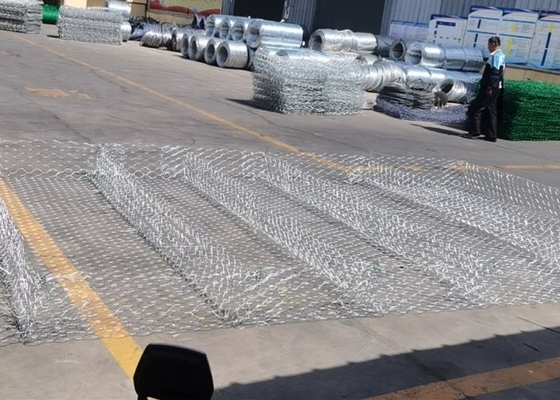 2,2 mm  Gabion Materac Drut spawany z siatki Gabiony do kontroli powodzi