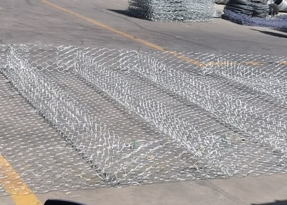 EN10223  Gabion Materac ASTM975 Krajobrazowe klatki skalne Ciężka powłoka cynkowa