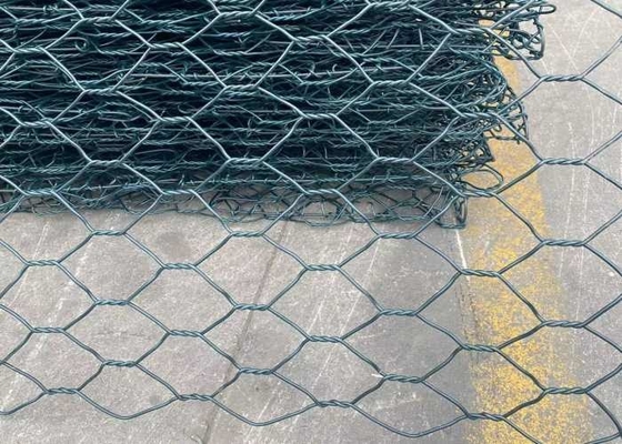 Sześciokątna siatka gabionowa powlekana PCV o wymiarach 60 x 80 mm dla inżynierii lądowej
