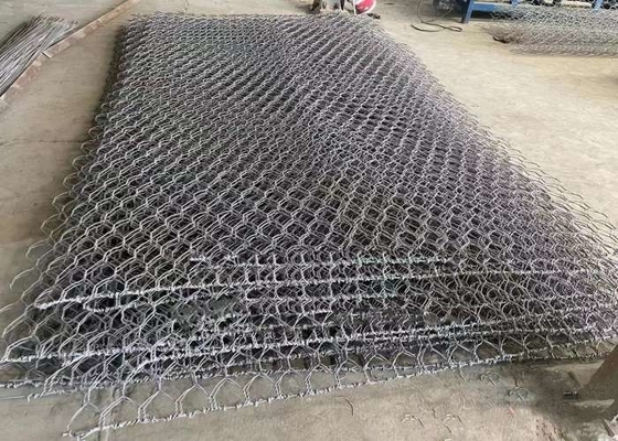 PVC powłoka  Gabion Materac Wwoven Mesh Gabion ISO9001 Approved Slope Protection Gabion kosze Materac