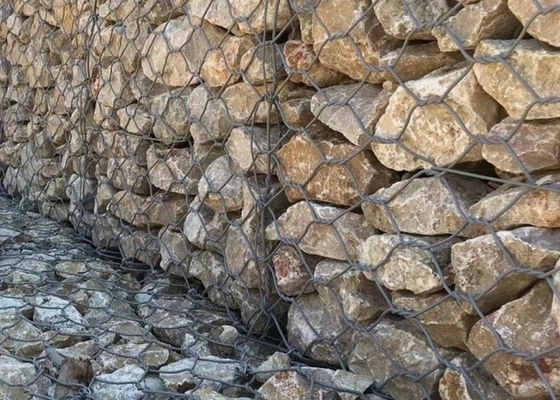 2*1*1m 245gm Galwanizowany drut Gabion Kosze Trwałe budownictwo