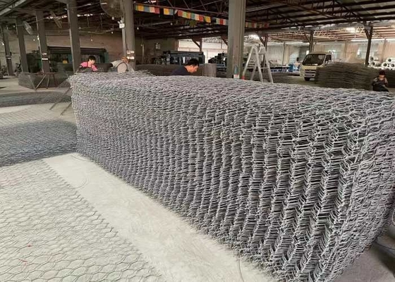 Ogrodowe powlekane PCV 2x1x1m  Gabionowe kosze na materace do projektu ochrony wody