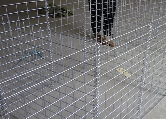 Ściana oporowa klatki gabionowej 4,0 mm 2x1x1m o wytrzymałości na rozciąganie 380-550n / mm2