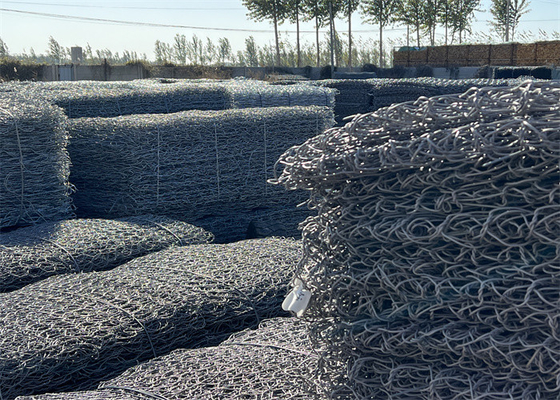 1m-2m szerokość Galwanizowany pudełko gabionowe 80x100mm Wielkość siatki