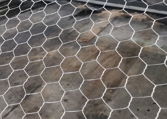 1m*1m*2m Wysokiej wytrzymałości na rozciąganie PVC Polimerowy powlekany Gabion Wire Mesh Rock Cage