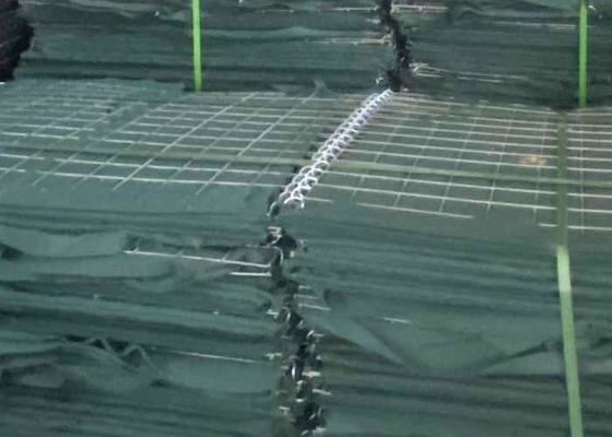 Ciężkie bariery piaszczyste wojskowe z 4,0 mm siatką drukową Galfan powlekany końcówka łączące szpilki włącznie