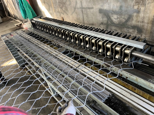 2x1x1m Galfan Gabion Basket Support Wall 3,4 mm