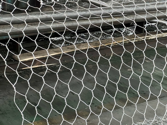2x1x1m Galfan Gabion Basket Support Wall 3,4 mm