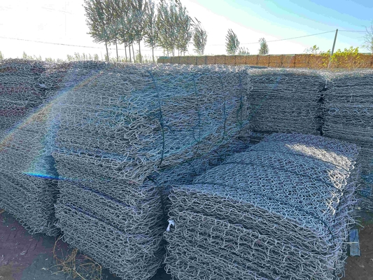 2*1*0.5m 2*1*1m 3*1*1m Galfan Gabion Baskets W tkaniny