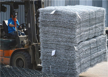 Pvc powłoka grubość 0,5 mm Gabion Basket Mesh Galvanized dla stabilizacji nachylenia