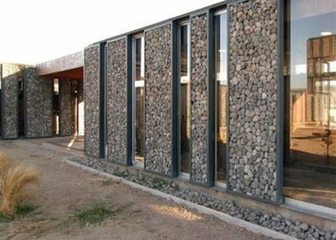 Gabiony spawane gorącymi oczkami w kształcie kwadratu do okładzin architektonicznych