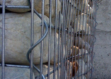 Galfan Coated Steel Gabion Baskets Architektura krajobrazu Sztywna struktura Wysoka wytrzymałość