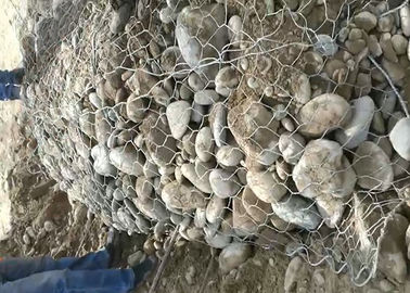 Sack Stone Wall Cage Gabion Columniform Bag Woven Mesh Zatwierdzona ISO9001