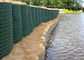 Zielone lub brązowe bariery Hesco do ochrony wojskowej / ściany oporowej przeciwpowodziowej