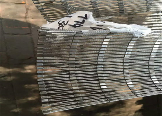 1.2mm Włókno OD ze stali nierdzewnej Ferrule Wire Rope Mesh