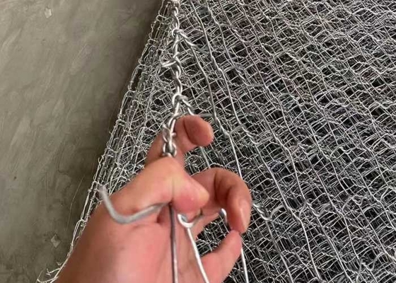 2,8 mm powlekane PCV / ocynkowane kosze gabionowe Odporność na rdzę