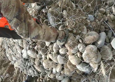 Galwanizowana stalowa klatka cylindryczna Gabion Nova-051 Łatwa instalacja